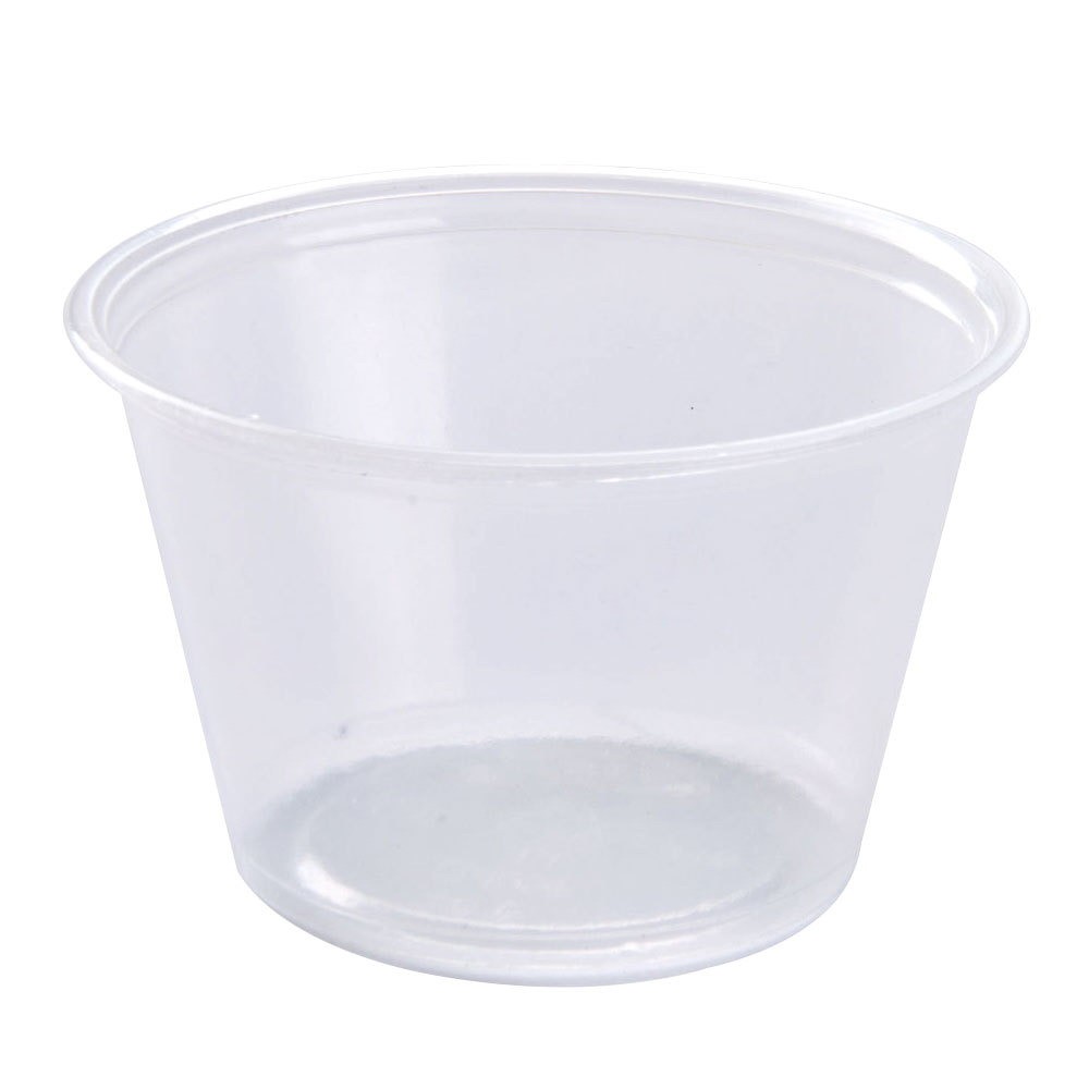 MARKET POLY SOUFFLE CUP CLEAR 1OZ 2500/CS WT5LB GL International